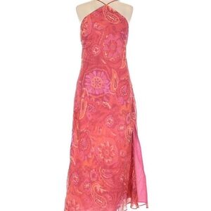 Vici Halter Pink Floral Dress